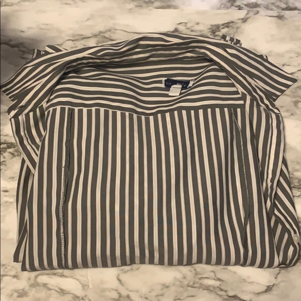 Striped Button Up - Picture 2 of 2